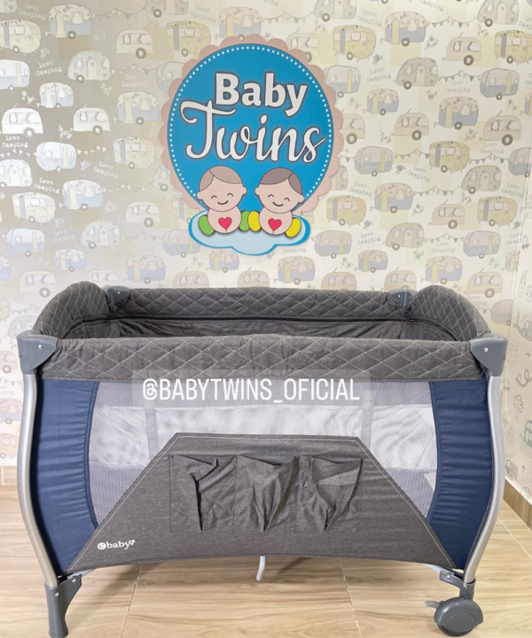 CUNA CORRAL MECEDORA NAPY AZUL – EB779-C