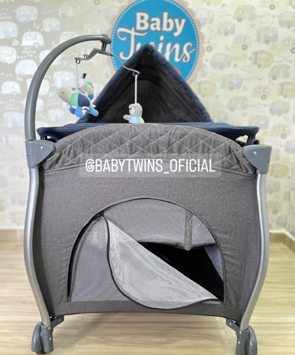 CUNA CORRAL MECEDORA NAPY AZUL – EB779-C