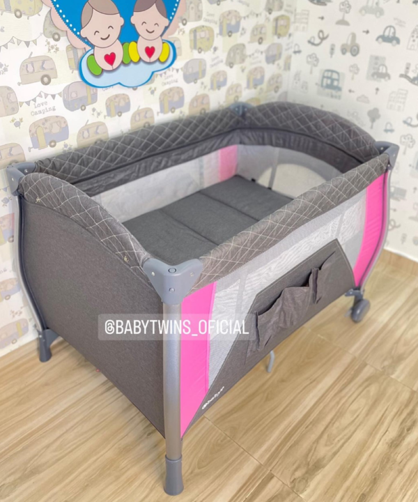 CUNA CORRAL MECEDORA NAPY ROSADA 779c