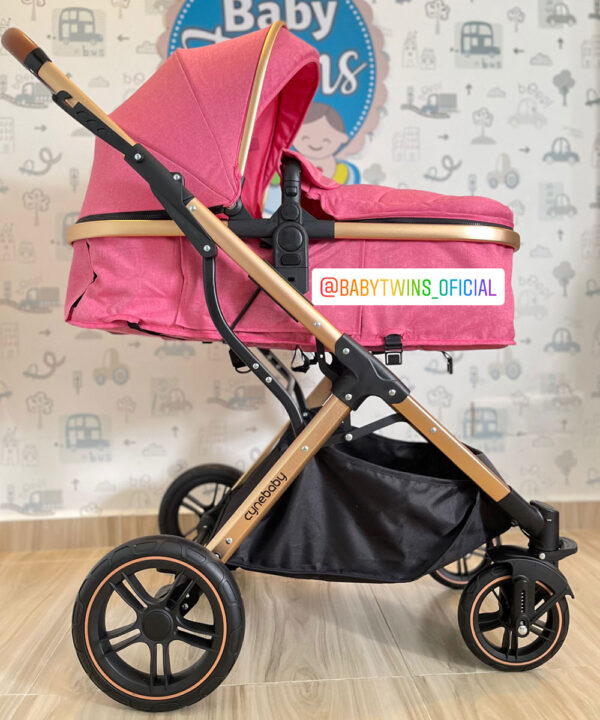 Dante Cynebaby Moises solo coche rosado