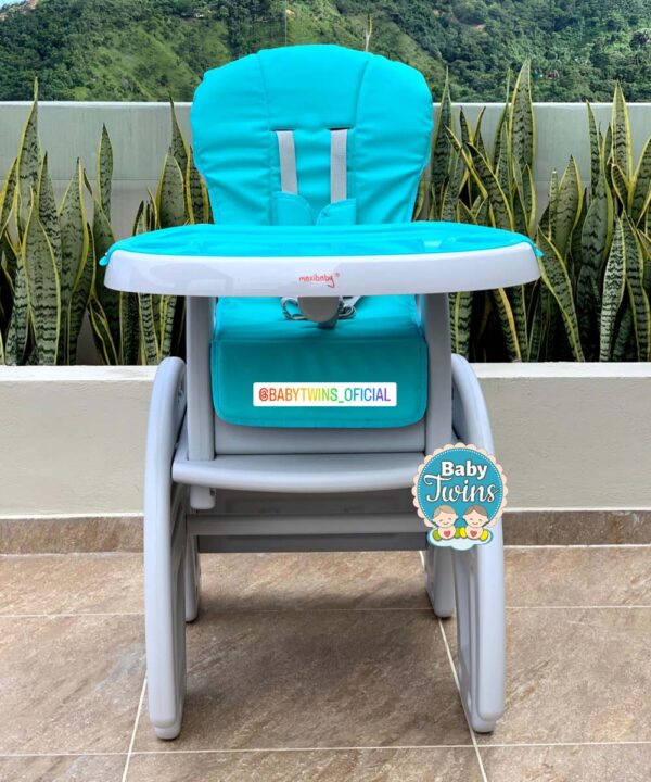 Silla comedor escritorio maxibaby elefante 2 en 1 verde