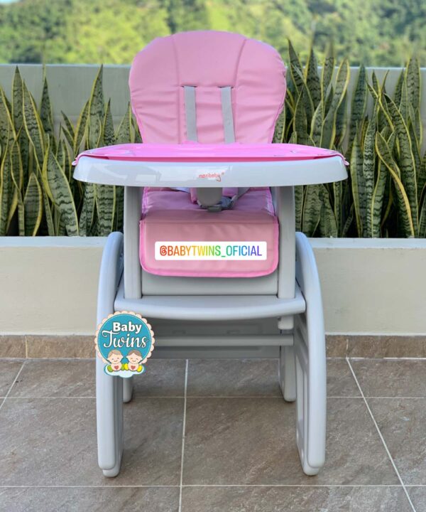 Silla comedor escritorio maxibaby elefante 2 en 1 rosado
