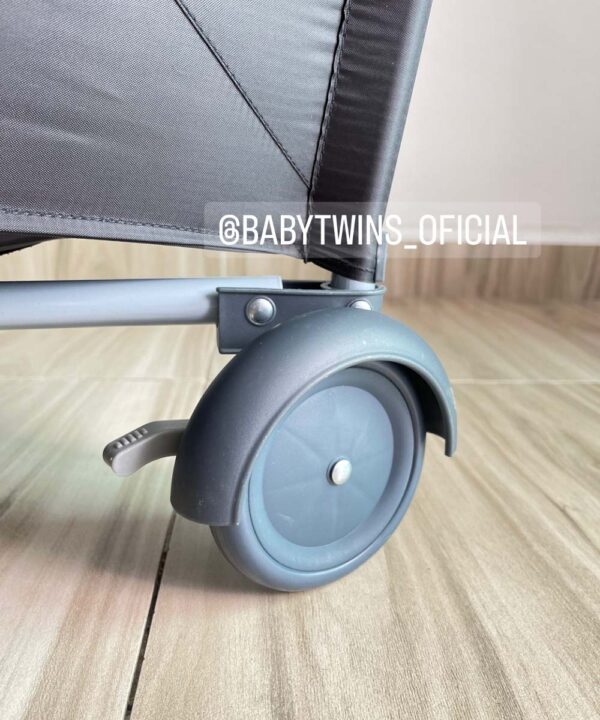 Cuna sally negro con rosado 716