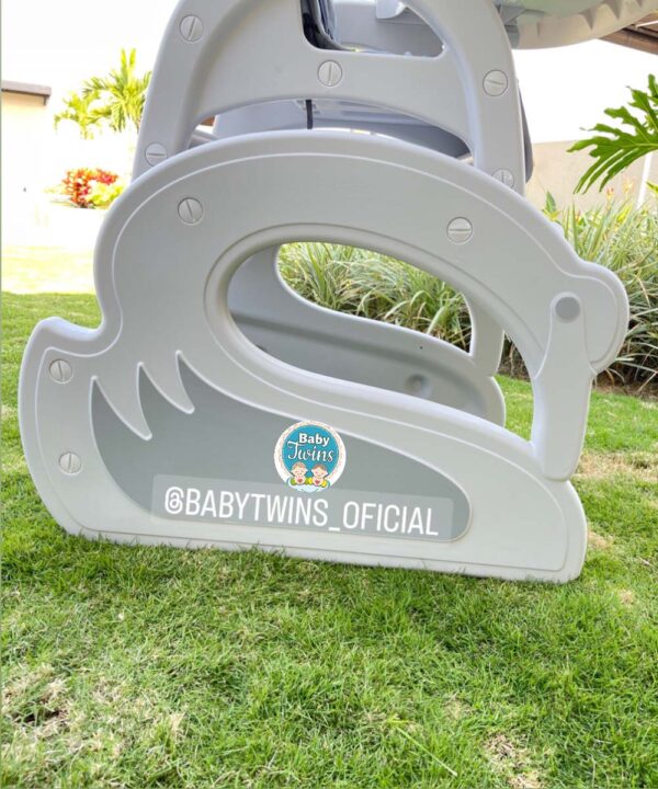 comedor 2 en 1 Cisne gesebaby gris