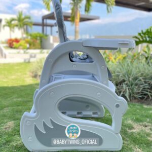 comedor 2 en 1 Cisne gesebaby gris