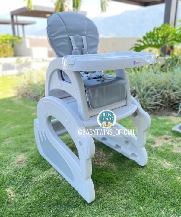 comedor 2 en 1 Cisne gesebaby gris