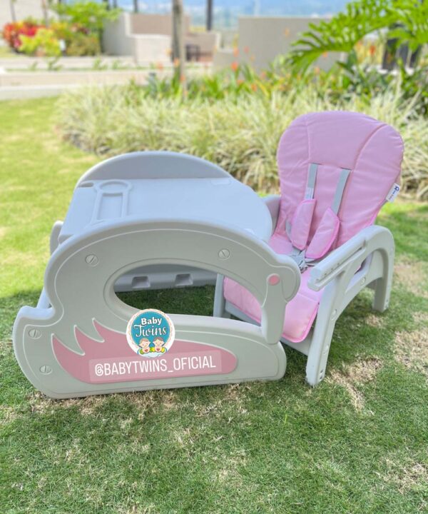 Comedor 2 en 1 Cisne gesebaby rosado