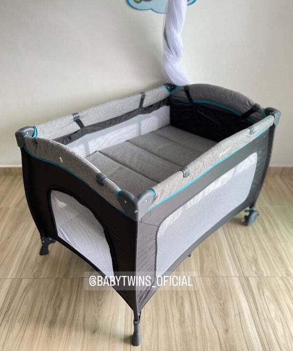 Cuna Sally negro con verde 716