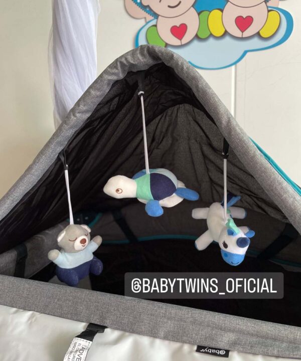 Cuna Sally negro con verde 716