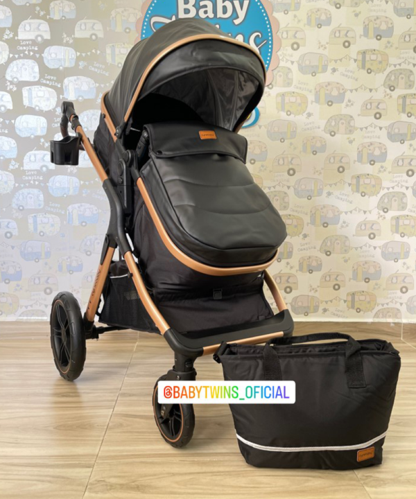 Coche moises Aurora Negro - Cynebaby