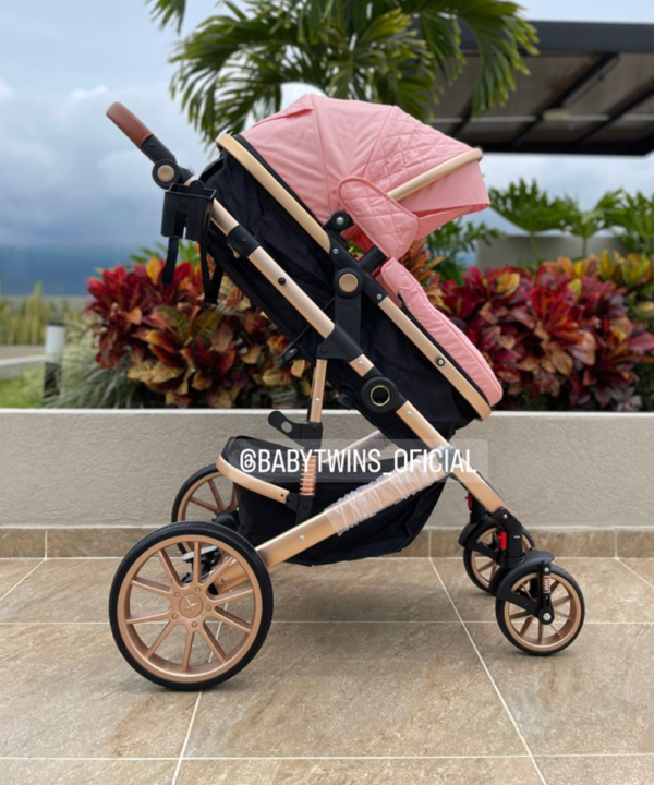 Coche moises Britto rosado - Maxibaby