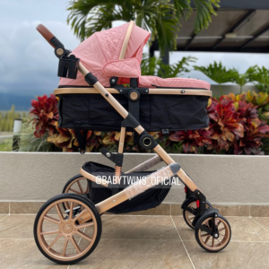 Coche moises Britto rosado - Maxibaby