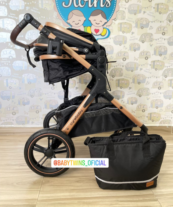 Coche moises Aurora Negro - Cynebaby