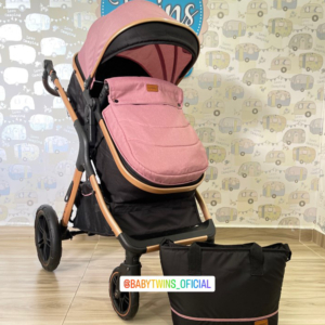 Coche moises Aurora Rosado - Cynebaby