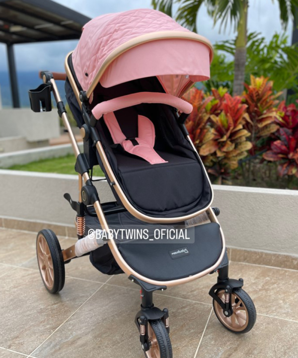 Coche moises Britto rosado - Maxibaby
