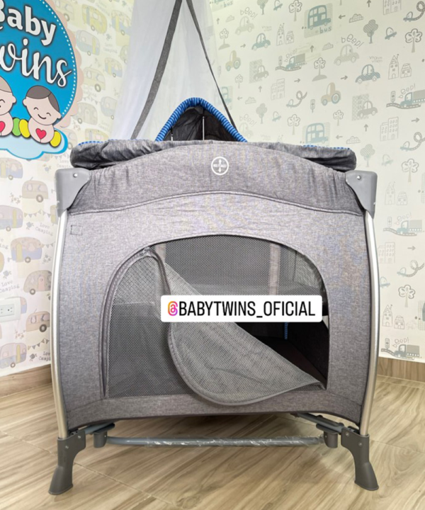 corral mecedora Noa azul- Ebaby 780