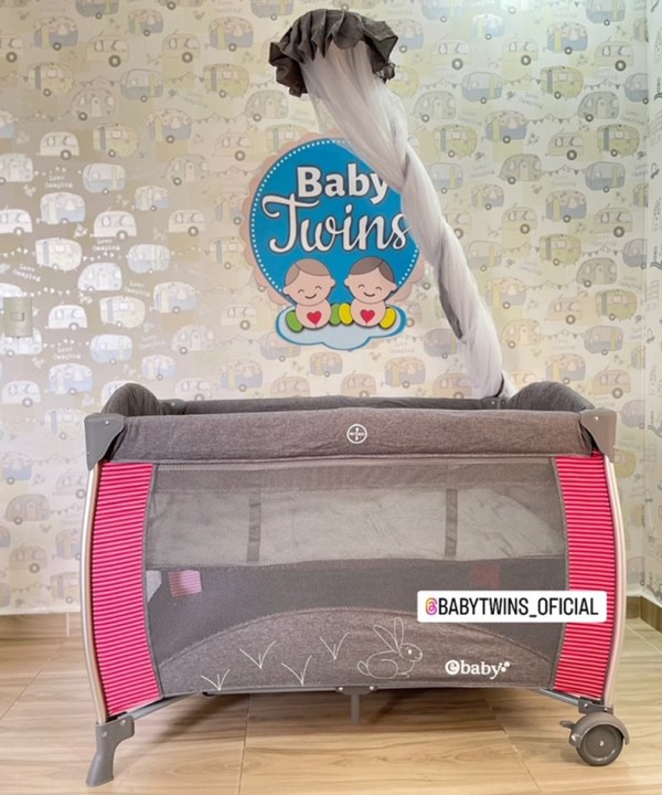 Corral mecedora Noa roja -Ebaby 780