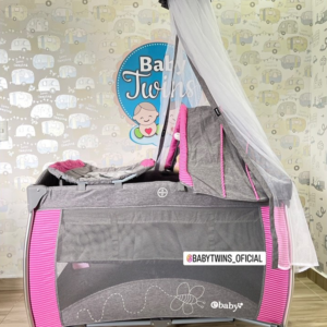 corral Mecedora Noa - rosado Ebaby 780