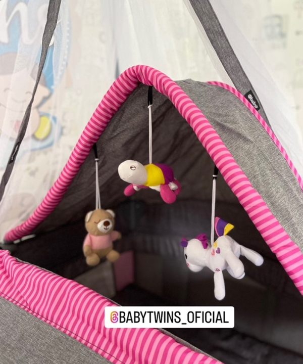 corral Mecedora Noa - rosado Ebaby 780