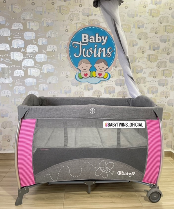 corral Mecedora Noa - rosado Ebaby 780