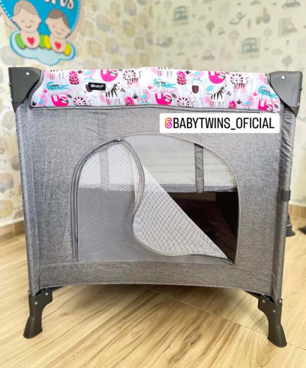 Cuna colecho Nala  rosado gris -  Ebaby