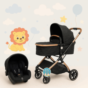 Small Maxibaby con silla del carro negro