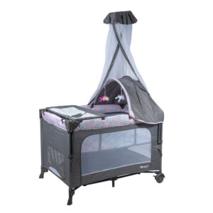 Cuna Colecho Decora gris rosado New