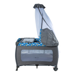 Cuna Corral Mecedora Sally Azul NEW