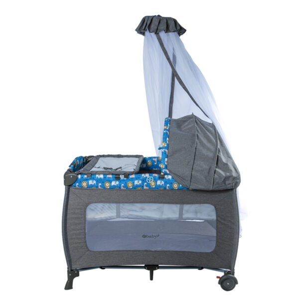 Cuna Corral Mecedora Sally Azul NEW