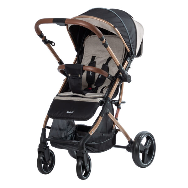 Coche Maleta Reversible Beige Baby