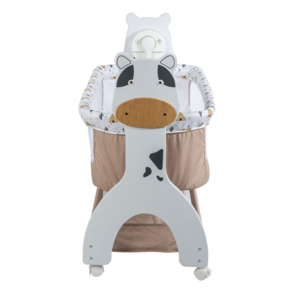 Cuna Colecho Mecedora Aura Eléctrica Beige