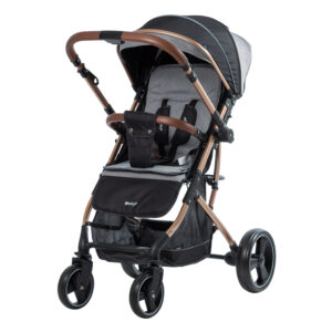 Coche Maleta Reversible Gris Ebaby
