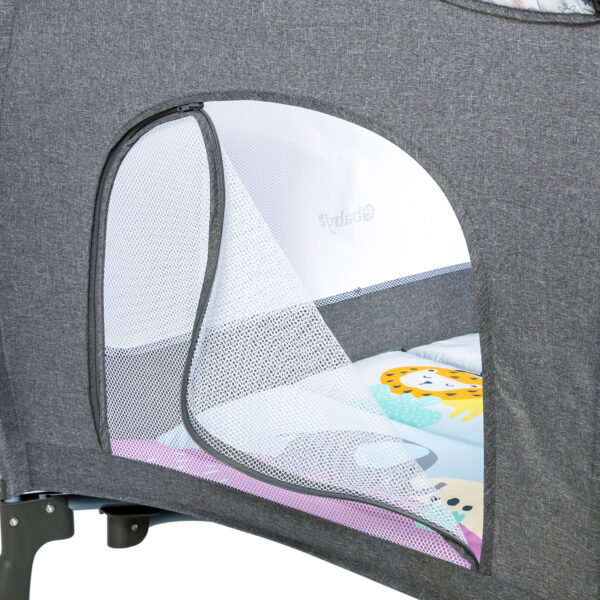 Cuna Corral Mecedora Sally Azul NEW