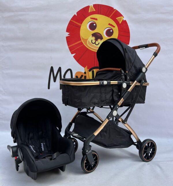 Small Maxibaby con silla del carro negro