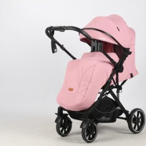 COCHE MALETA REVERSIBLE - CYNEBABY ROSADO