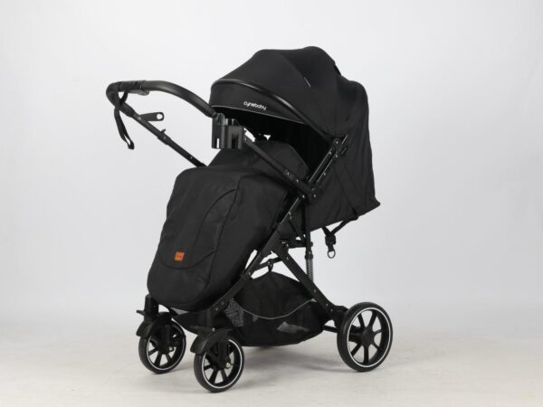COCHE MALETA REVERSIBLE CYNEBABY NEGRO