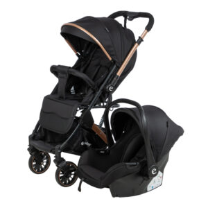 Coche Maleta reversible + silla del carro negro