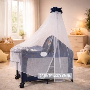 Cuna Colecho Silver Maxibaby Azul