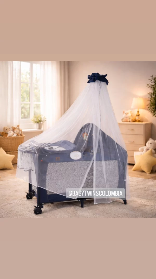 Cuna Colecho Silver Maxibaby Azul