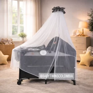 Cuna Colecho Silver Maxibaby Negra