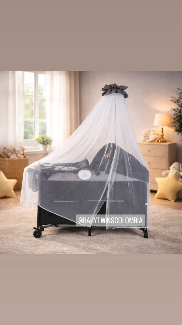 Cuna Colecho Silver Maxibaby Negra