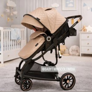 Coche Moises cierra como coche Maleta color cafe Maxibaby