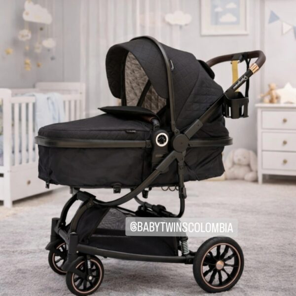 Coche Moises cierra como coche Maleta color negro Maxibaby
